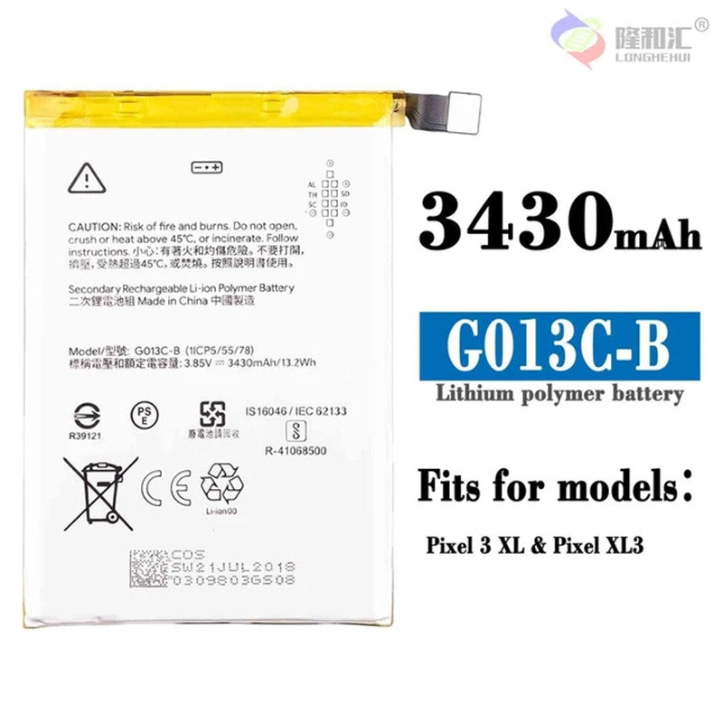 Replacement Battery for Google Pixel 3 XL, GO13C-B Replacement Battery for Google Pixel 3 XL, GO13C-B